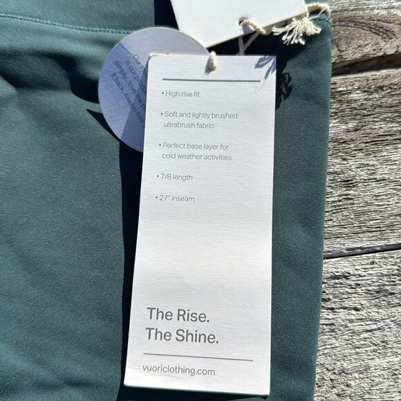 VUORI Chilled Out Legging Women's‎ Performance Legging beryl teal size XS NWT - Picture 3 of 6